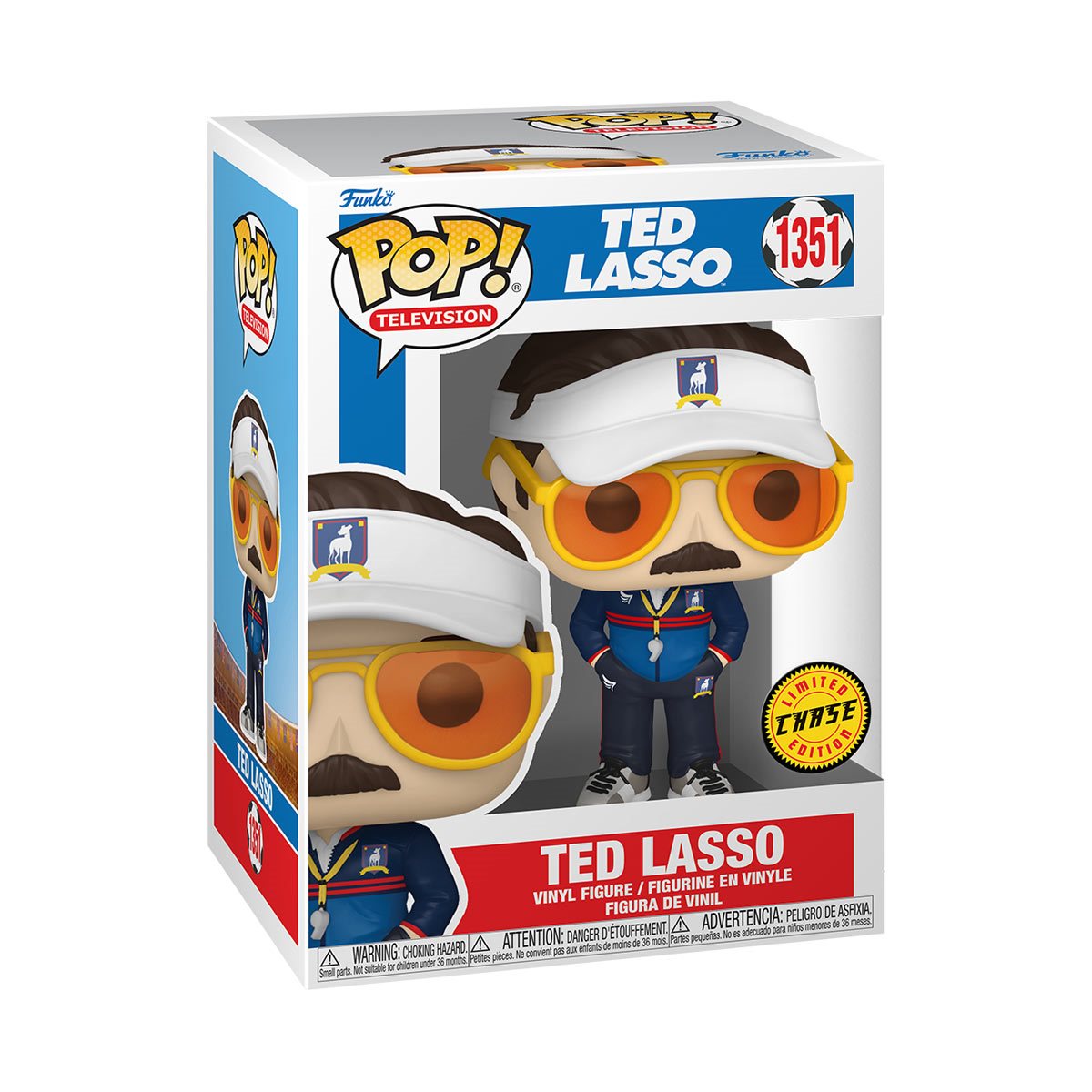 Funko POP! TV Apple+ Ted Lasso 1351 Ted Lasso (Coach's Outfit) Common and CHASE