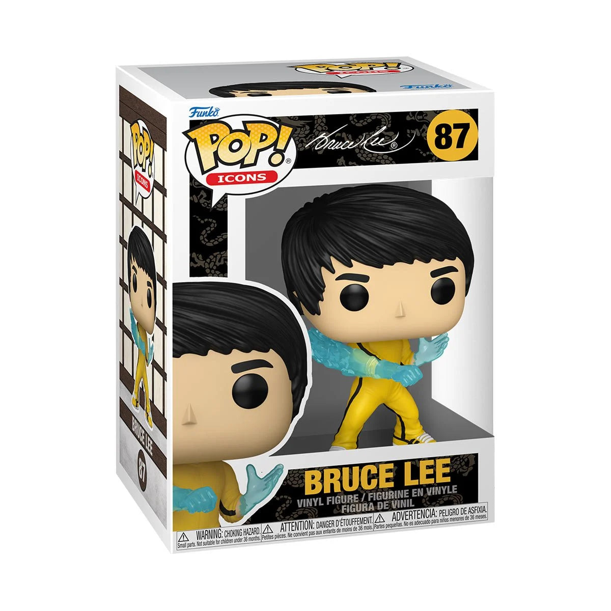 Funko POP! Icons Bruce Lee 87 Game of Death (Becoming Water)
