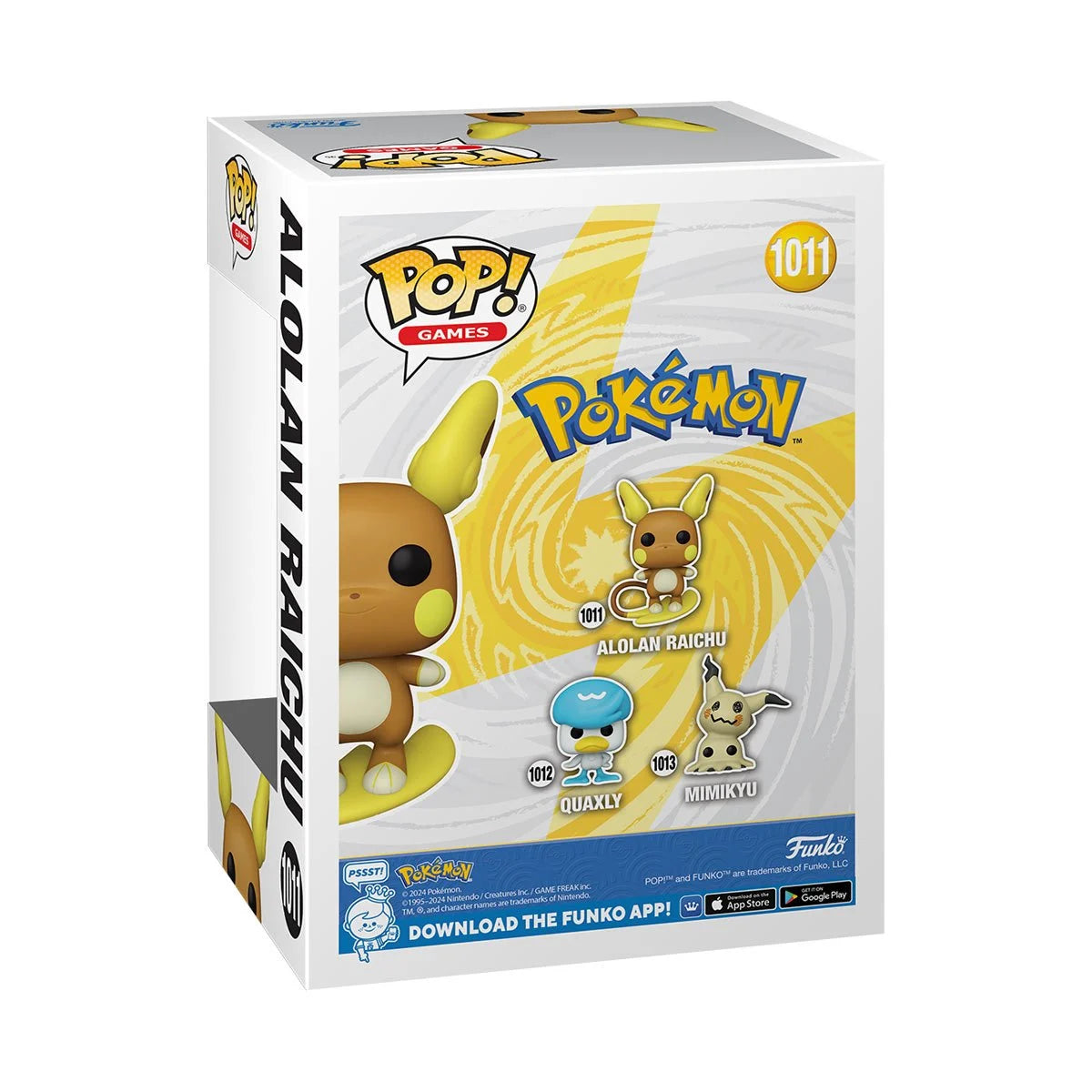 Funko POP! Games Pokémon 1011 Alolan Raichu