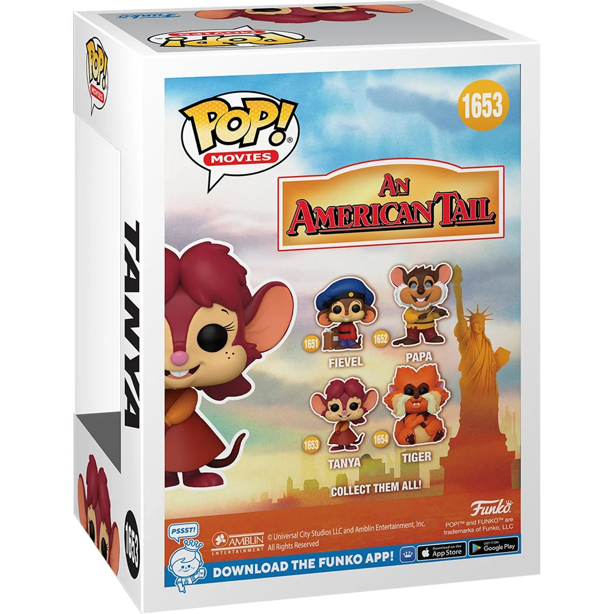 Funko POP! Movies An American Tail 1653 Tanya Smiling