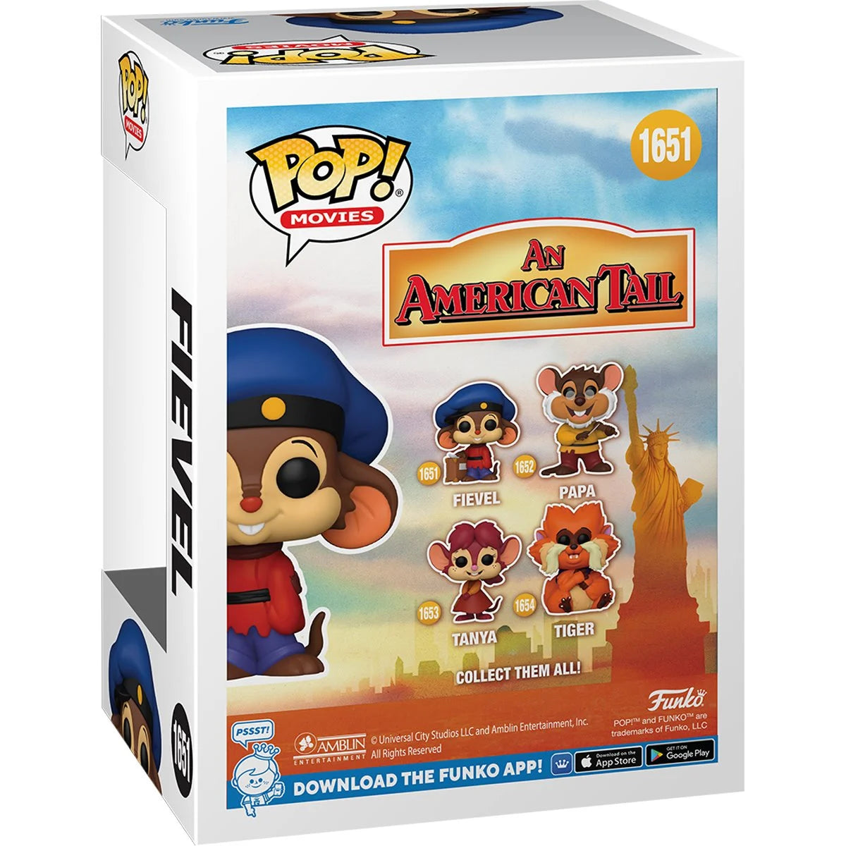 Funko POP! Movies An American Tail 1651 Fievel