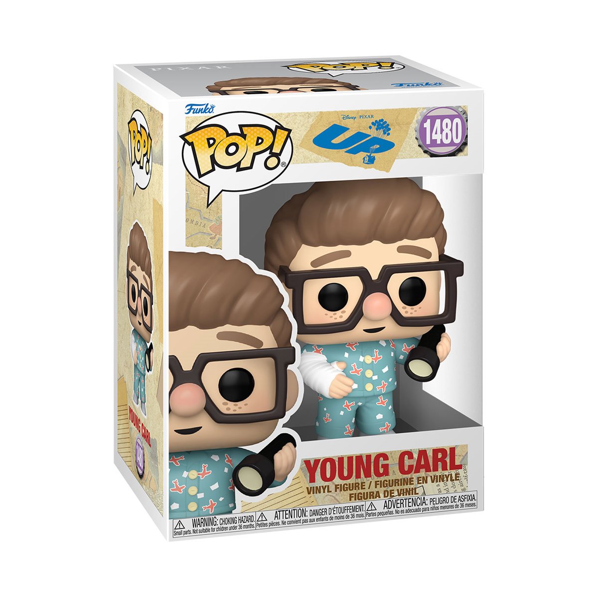 Funko POP! Disney Pixar Up 1480 Young Carl with Flashlight
