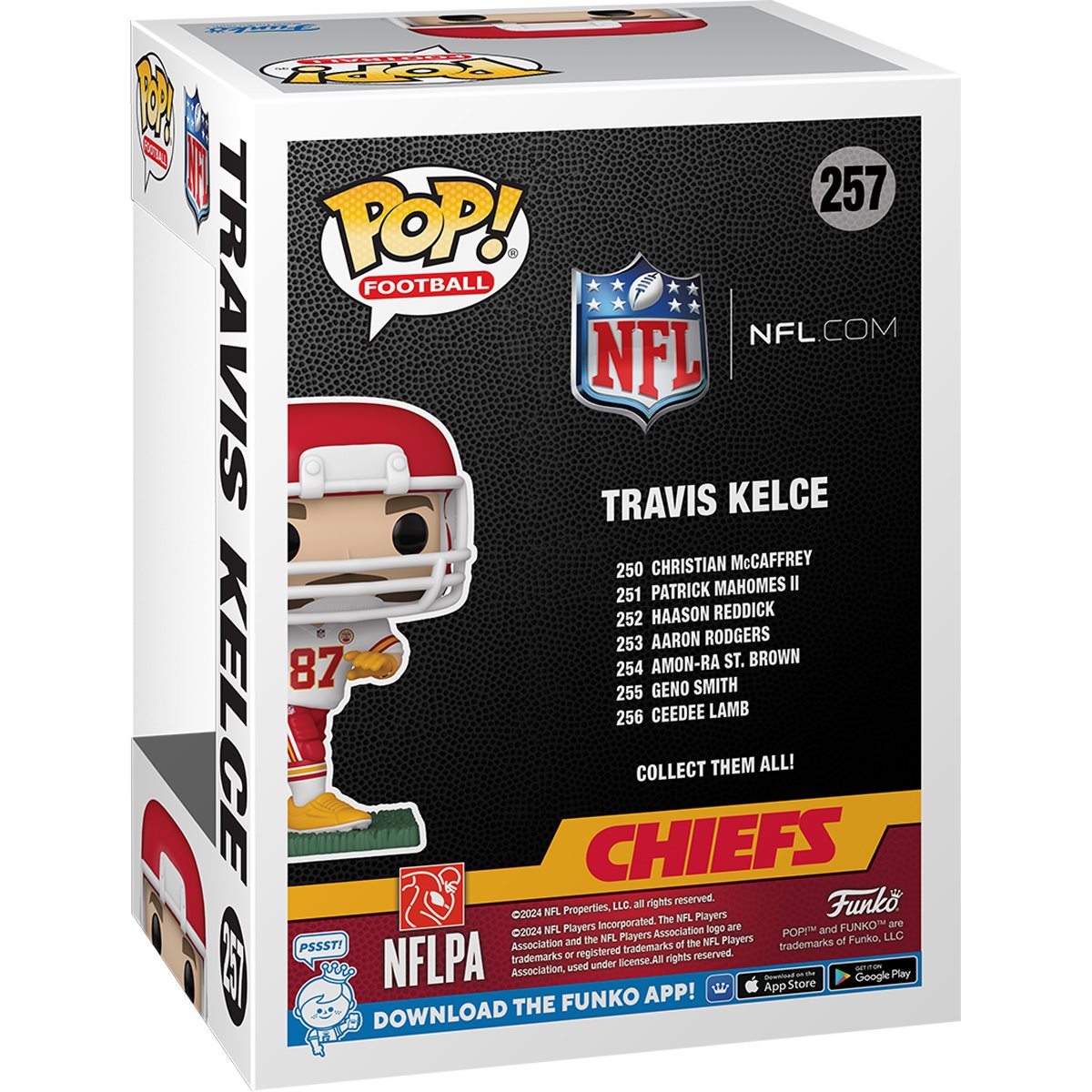 Funko POP! Football Kansas City Chiefs 257 Travis Kelce (Away Uniform)