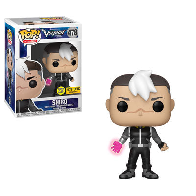 Funko POP! Animation Voltron 478 Shiro Glow-in-the-Dark Hot Topic Exclusive