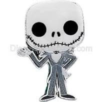 Funko POP! Pin The Nightmare Before Christmas 4-Pin Set Sally, Oogie Boogie, Jack Skellington and Zero Walmart Exclusive