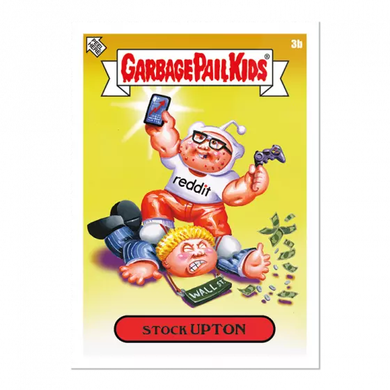 Topps Garbage Pail Kids Gamestonk Complete 12-Card Set 2021