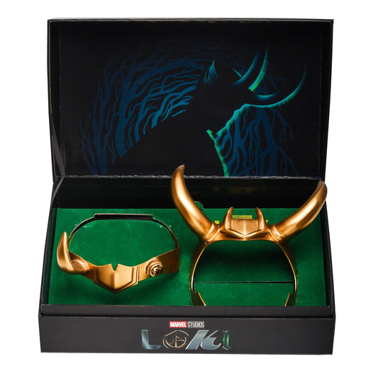 Marvel Studios Loki And Sylvie Helmet Box Collectors Set #1363/6000 GameStop Exclusive