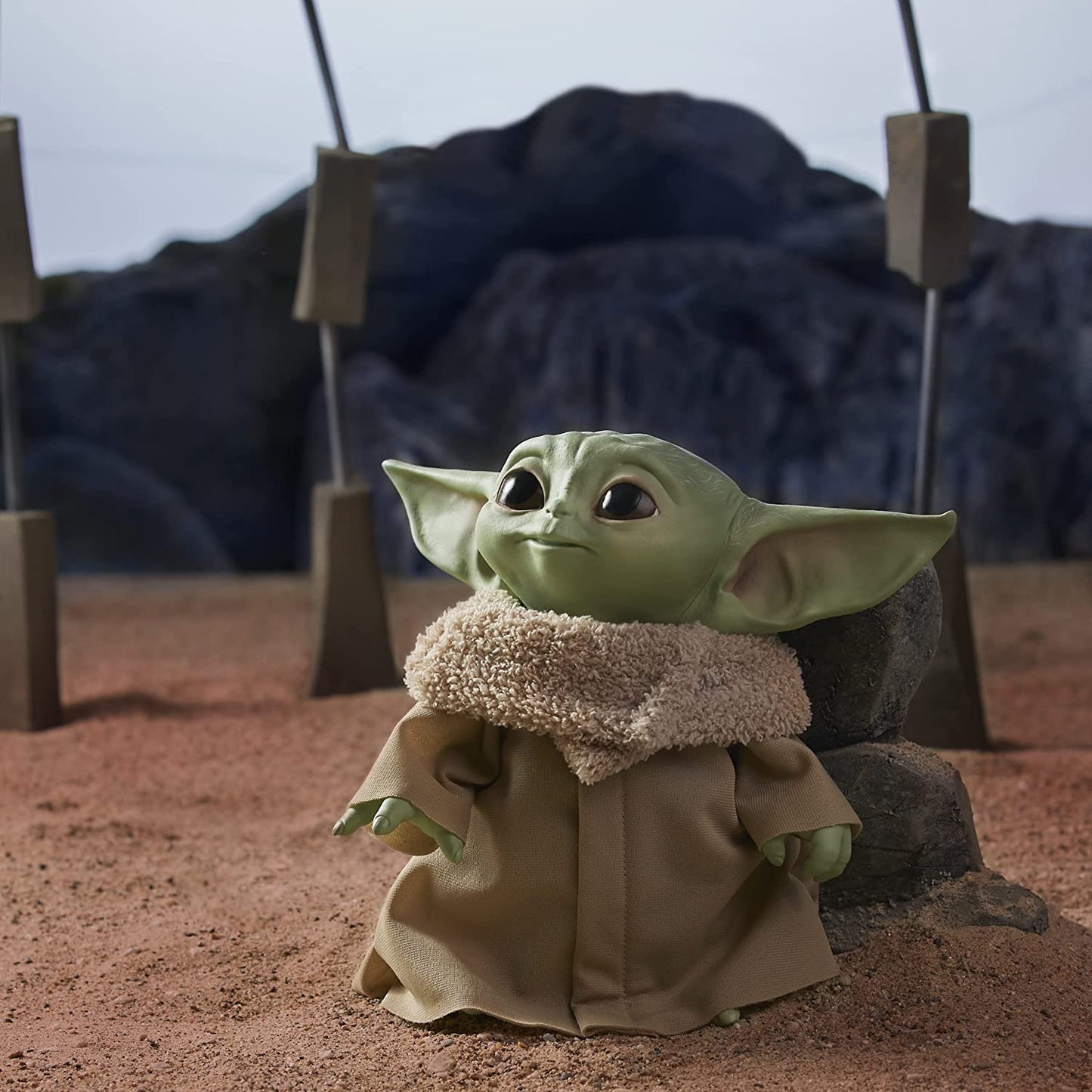 Hasbro Disney Star Wars The Child (Grogu, Baby Yoda) Talking Plush Toy with Sounds and Accessories
