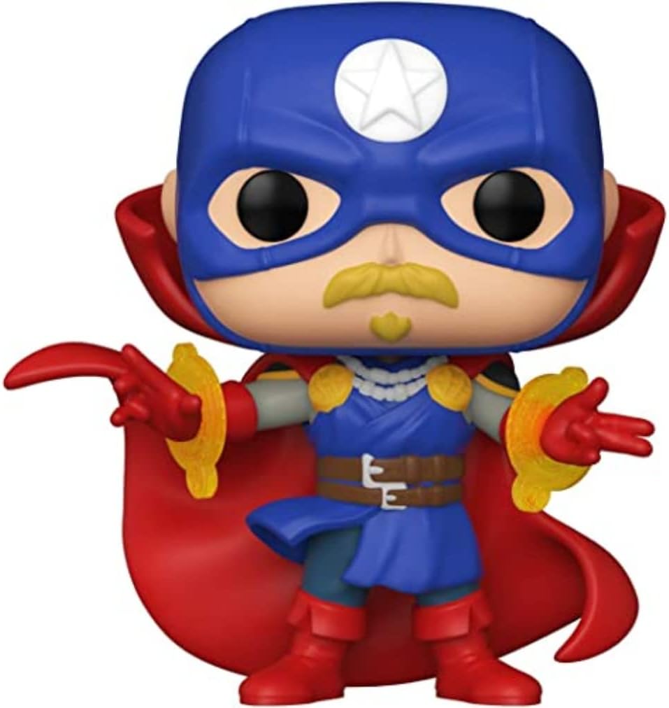 Funko POP! Marvel Comics Infinity Warps 858 Soldier Supreme Amazon Exclusive Glow-in-the-Dark