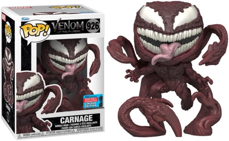 Funko POP! Marvel Venom 926 Carnage 2021 Fall Convention Walmart Exclusive