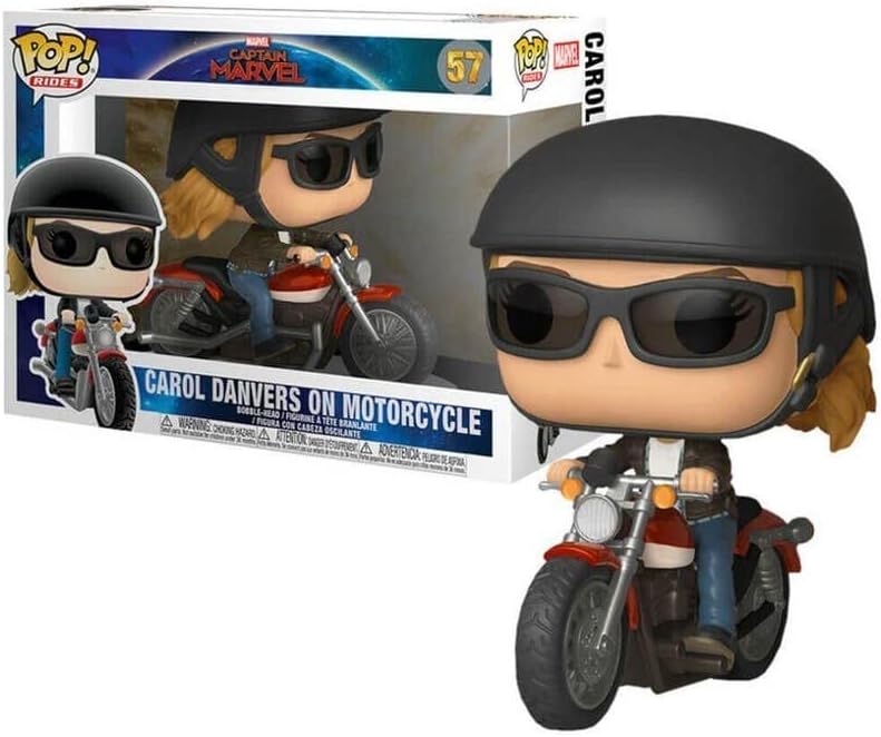Funko POP! Rides Marvel Captain Marvel 57 Carol Danvers on Motorcycle