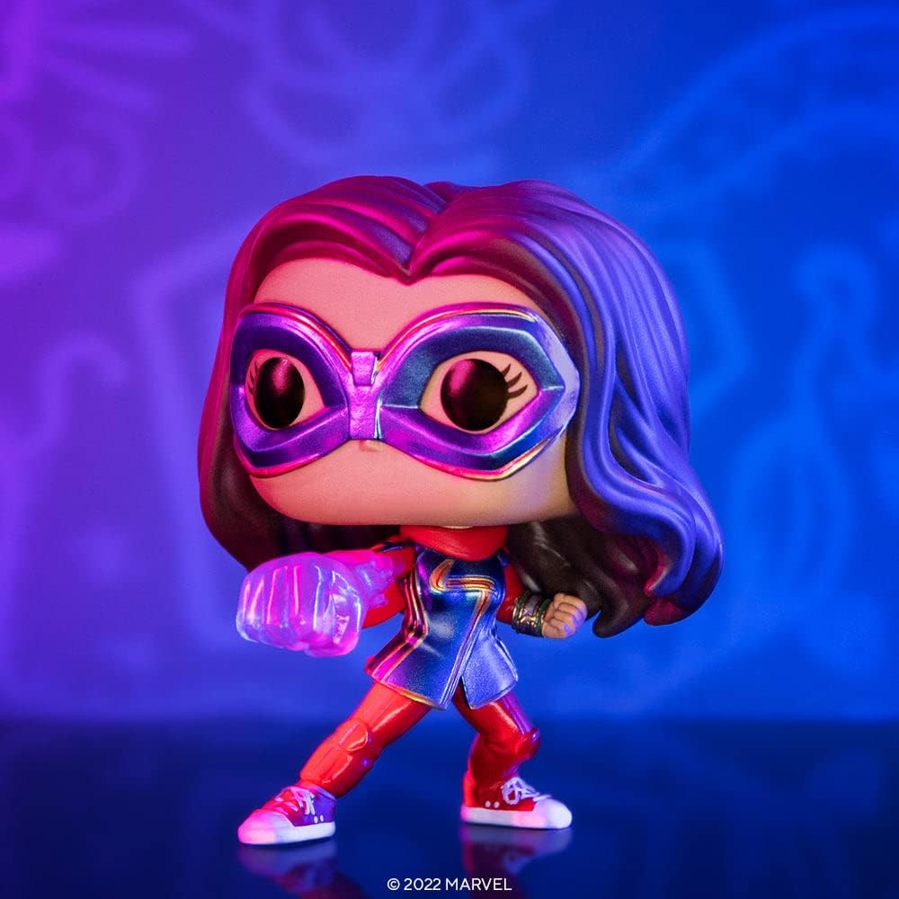 Funko POP! Marvel Studios Ms. Marvel 1083 Ms. Marvel (Embiggened Fist with Light Arm) Funko Shop Exclusive