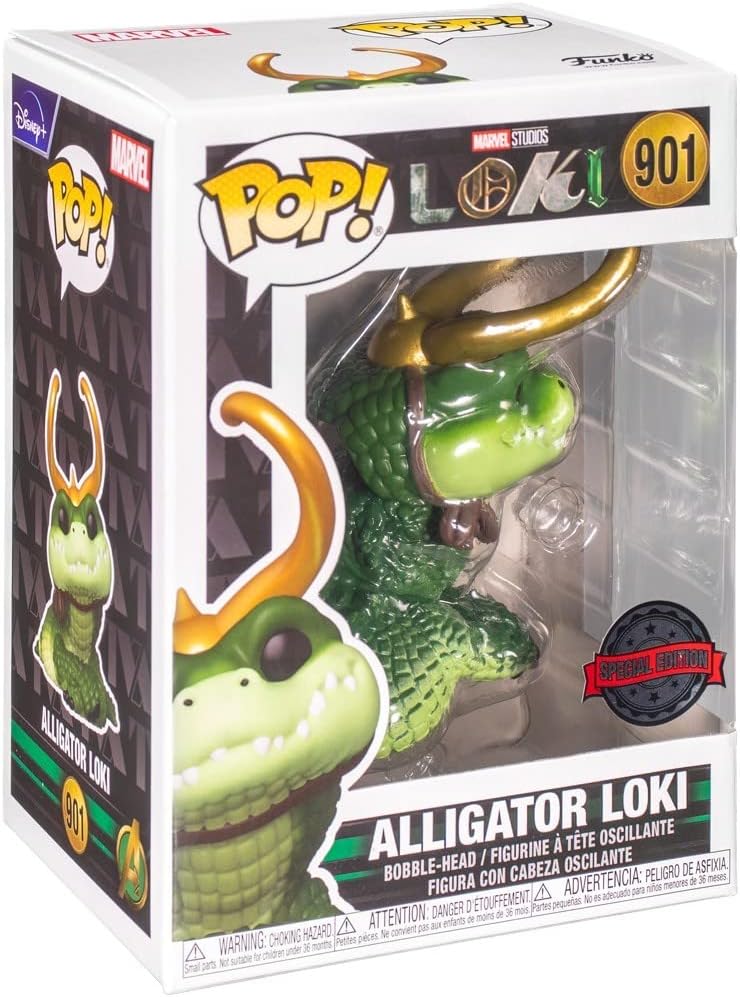 Funko POP! Marvel Studios Loki 901 Alligator Loki Special Edition Exclusive