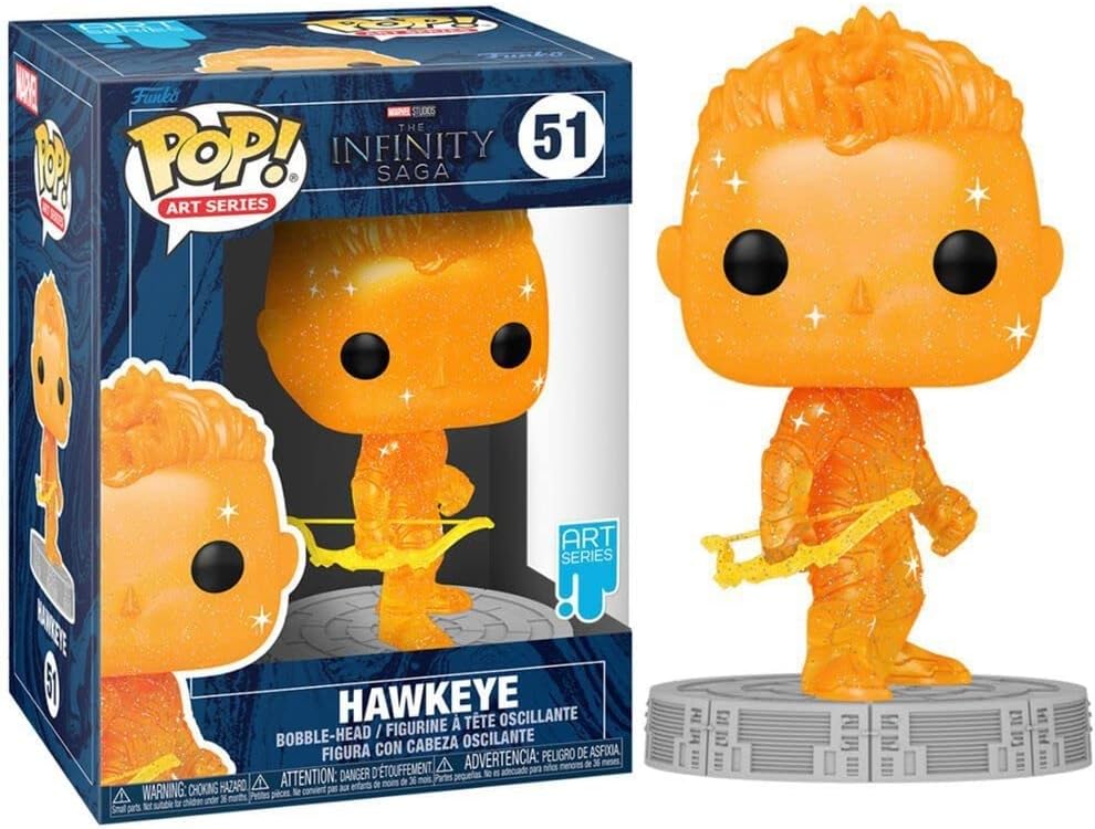 Funko POP! Art Series Marvel Infinity Saga 51 Hawkeye (Orange - Soul Stone)