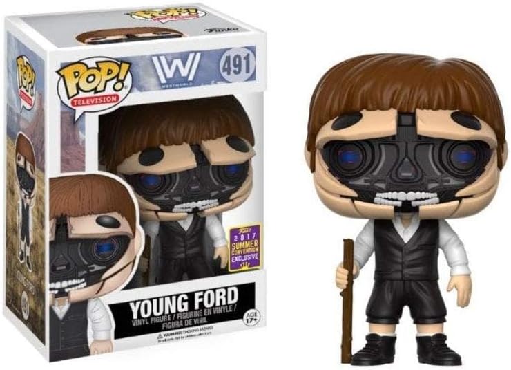 Funko POP! TV Westworld 491 Young Dr. Ford Unmasked 2017 SDCC Summer Convention Shared Exclusive