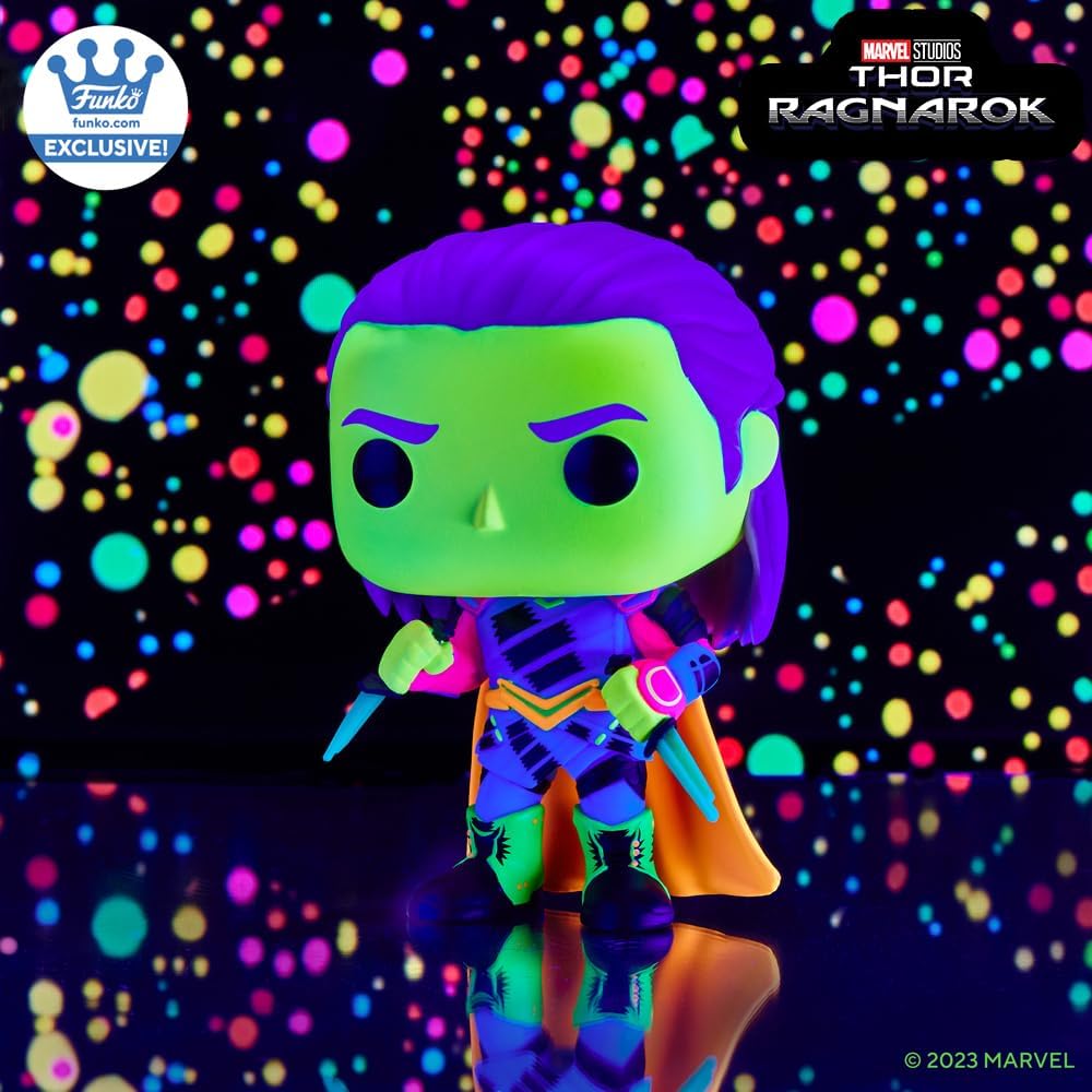 Funko POP! Marvel Movies Thor Ragnorak 242 Loki (Blacklight) Funko Shop Exclusive