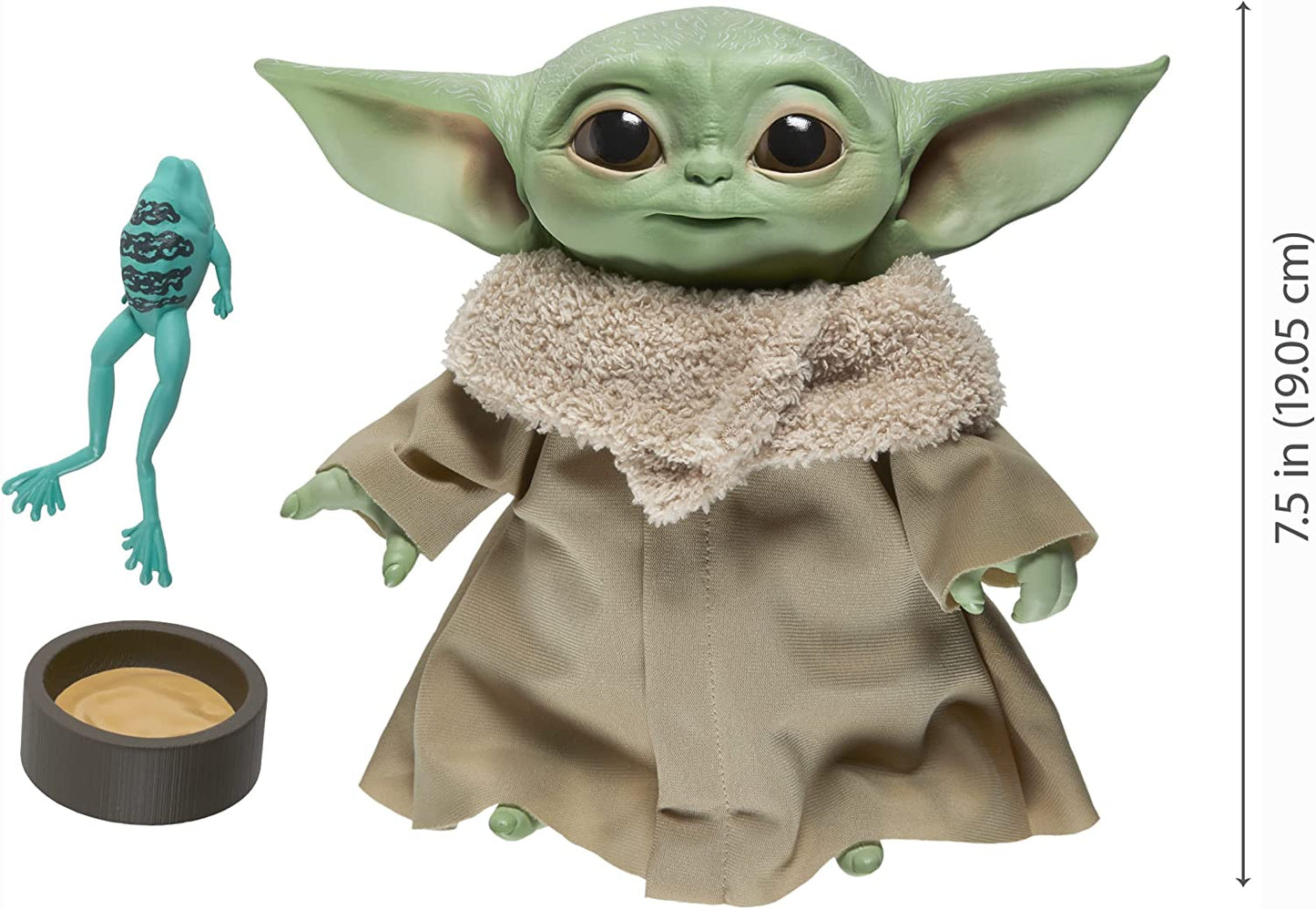 Hasbro Disney Star Wars The Child (Grogu, Baby Yoda) Talking Plush Toy with Sounds and Accessories