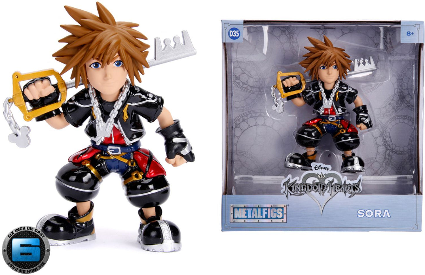 Metalfigs Disney Kingdom Hearts Sora 6" Action Figure
