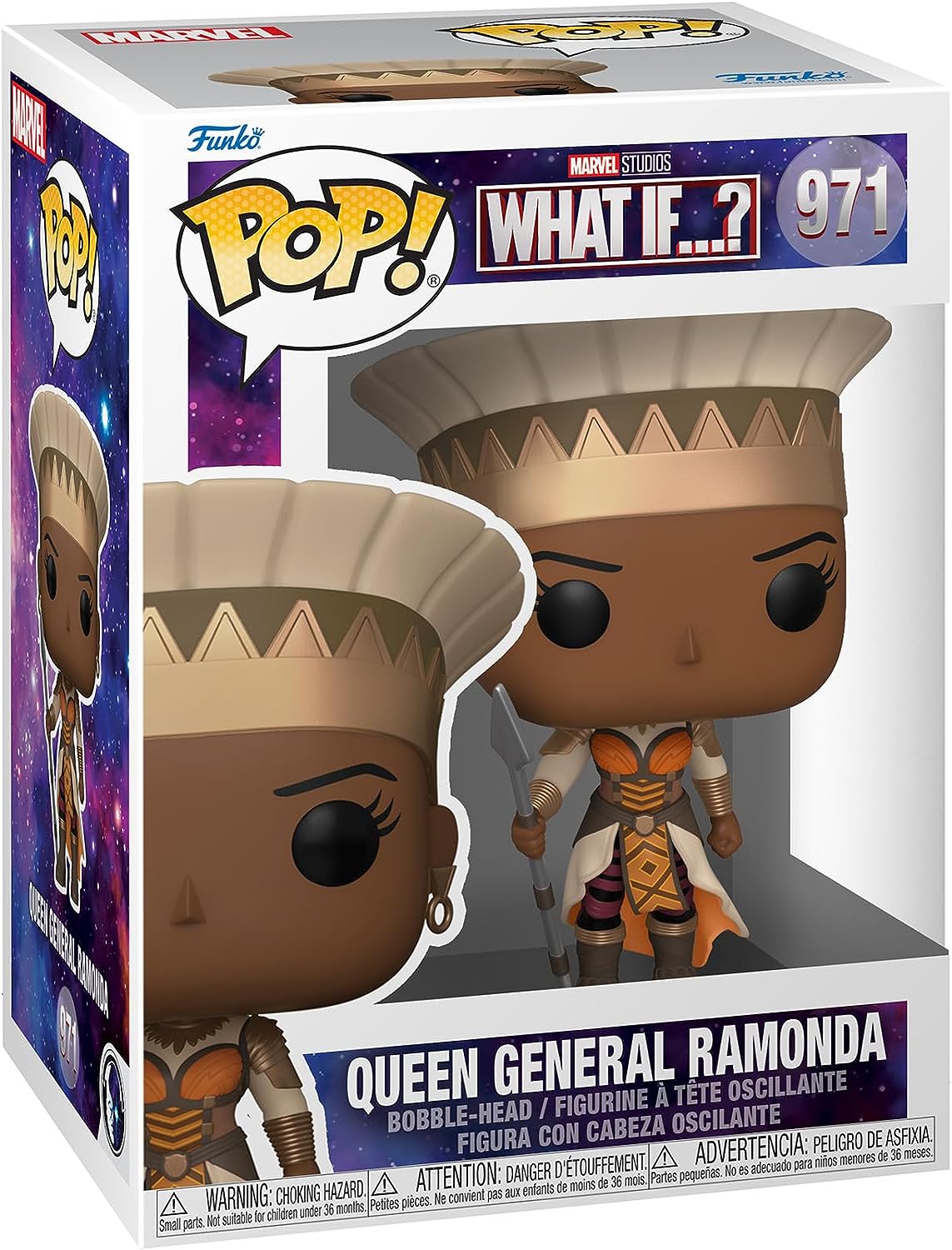 Funko POP! Marvel Studios What If...? 971 Queen General Ramonda