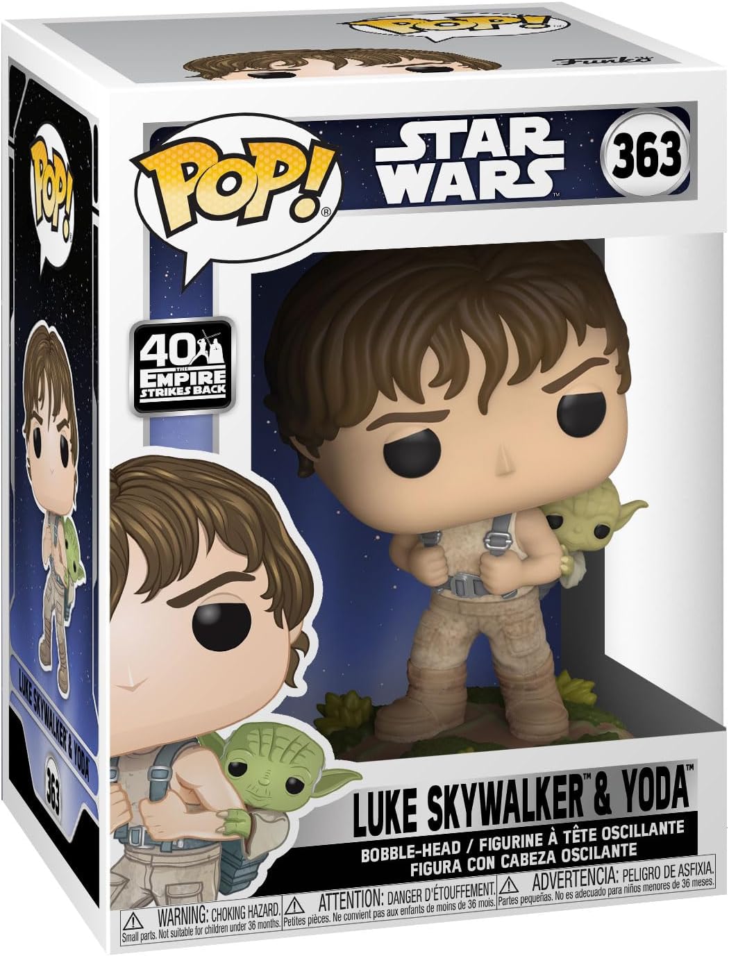 Funko POP! Star Wars 363 Luke Skywalker with Yoda (Training)