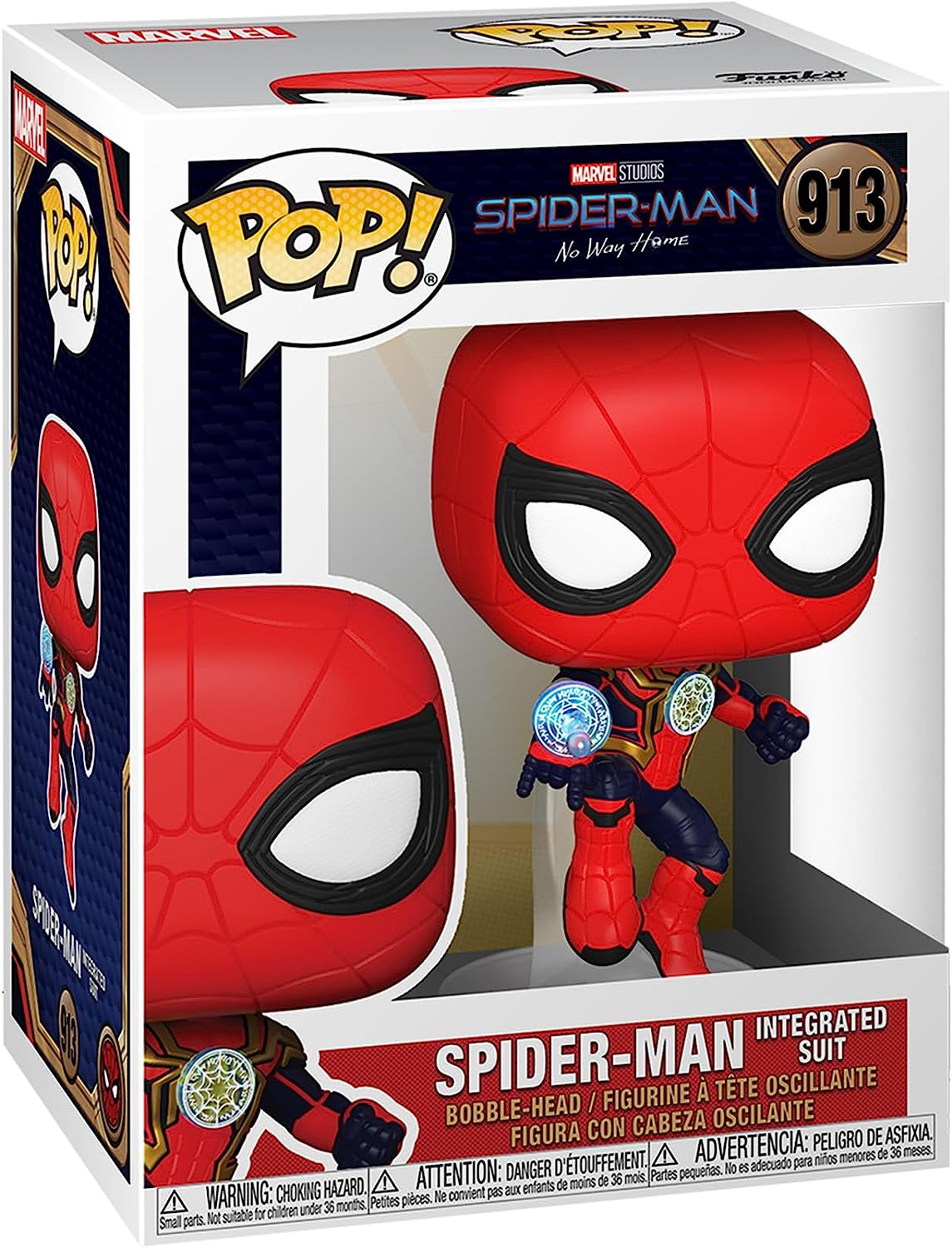 Funko POP! Marvel Movies Spider-Man No Way Home 913 Spider-Man in Integrated Suit