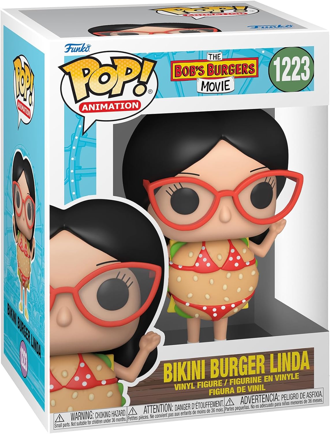 Funko POP! Animation Bob's Burgers 1223 Bikini Burger Linda (Itty Bitty Ditty Committee)