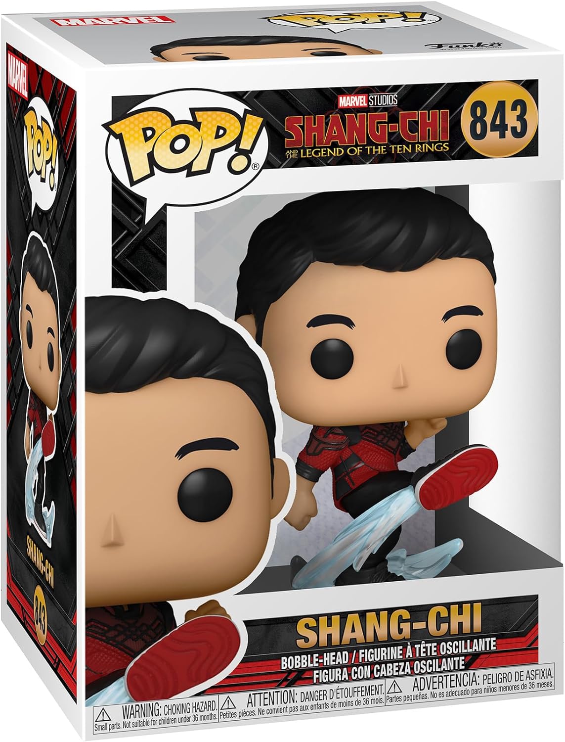 Funko POP! Marvel Movies Shang-Chi and the Legend of the Ten Rings 843 Shang-Chi (Kicking)