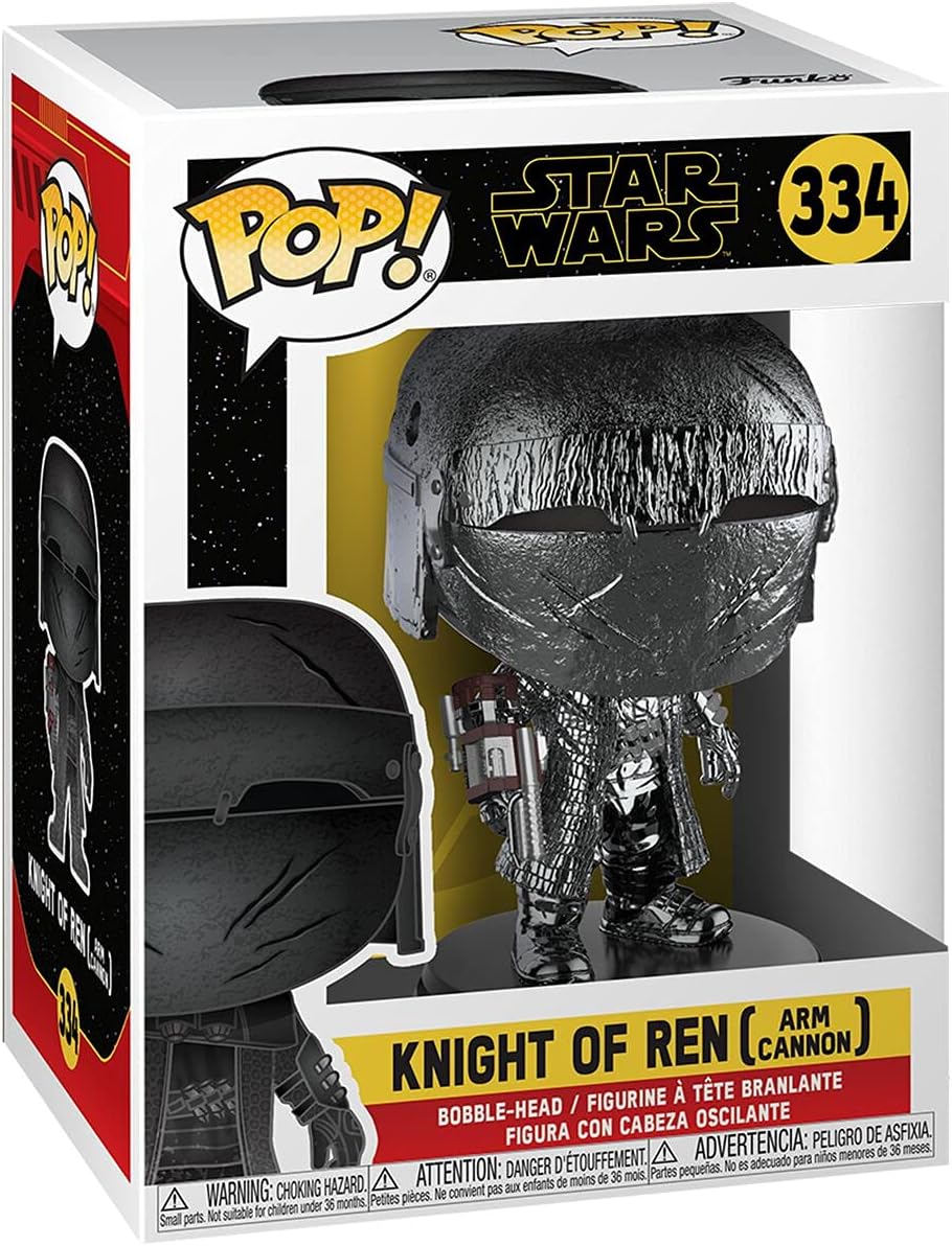 Funko POP! Star Wars 334 Knight of Ren (Arm Cannon) Hematite Chrome