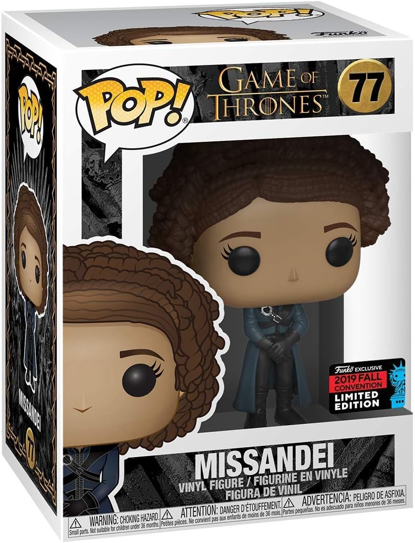Funko POP! TV Game of Thrones 77 Missandei 2019 NYCC Fall Convention Shared Exclusive