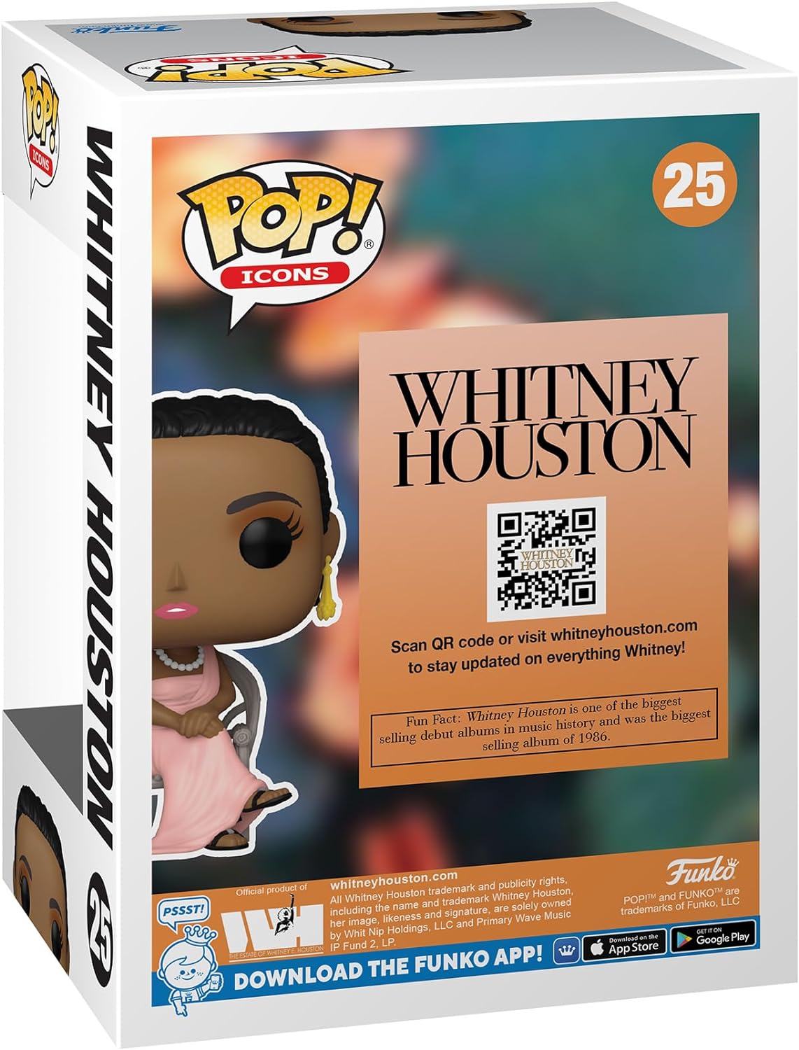 Funko POP! Rocks Icons 25 Whitney Houston (Eponymous Debut Album)