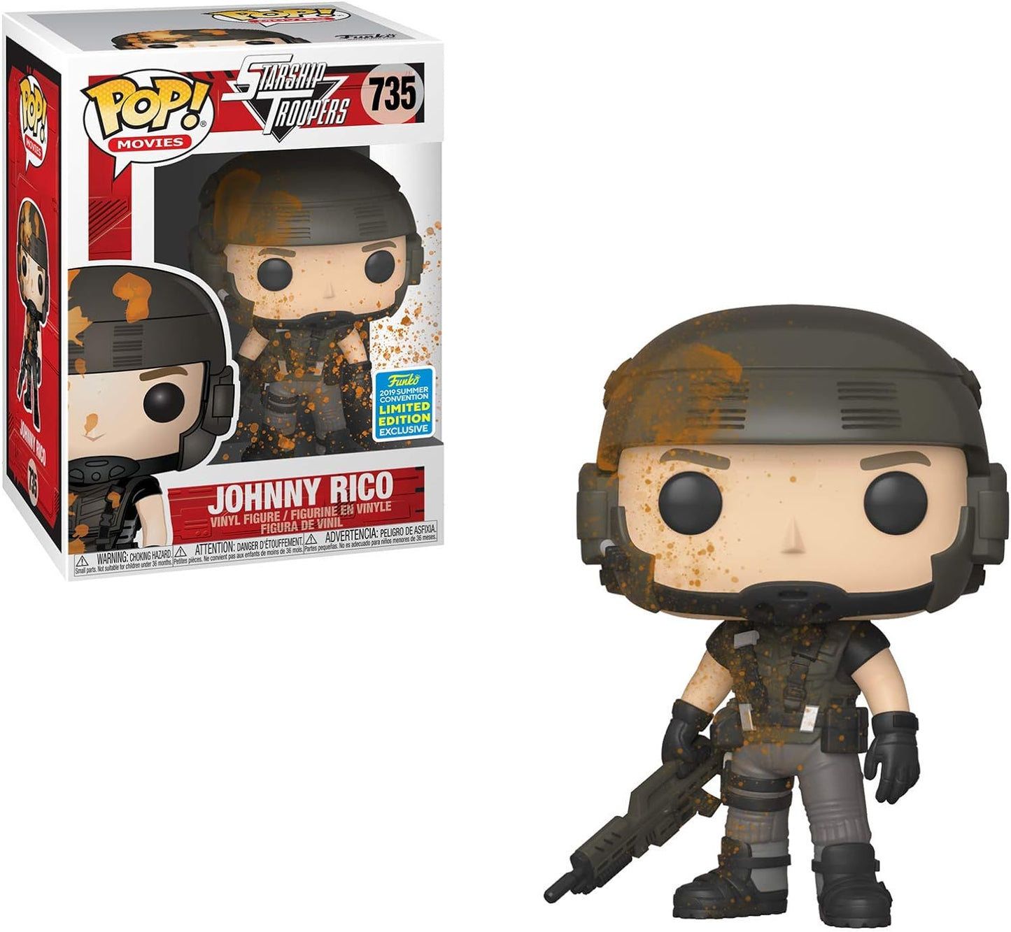 Funko POP! Movies Starship Troopers 735 Muddy Johnny Rico 2019 Summer Convention Exclusive