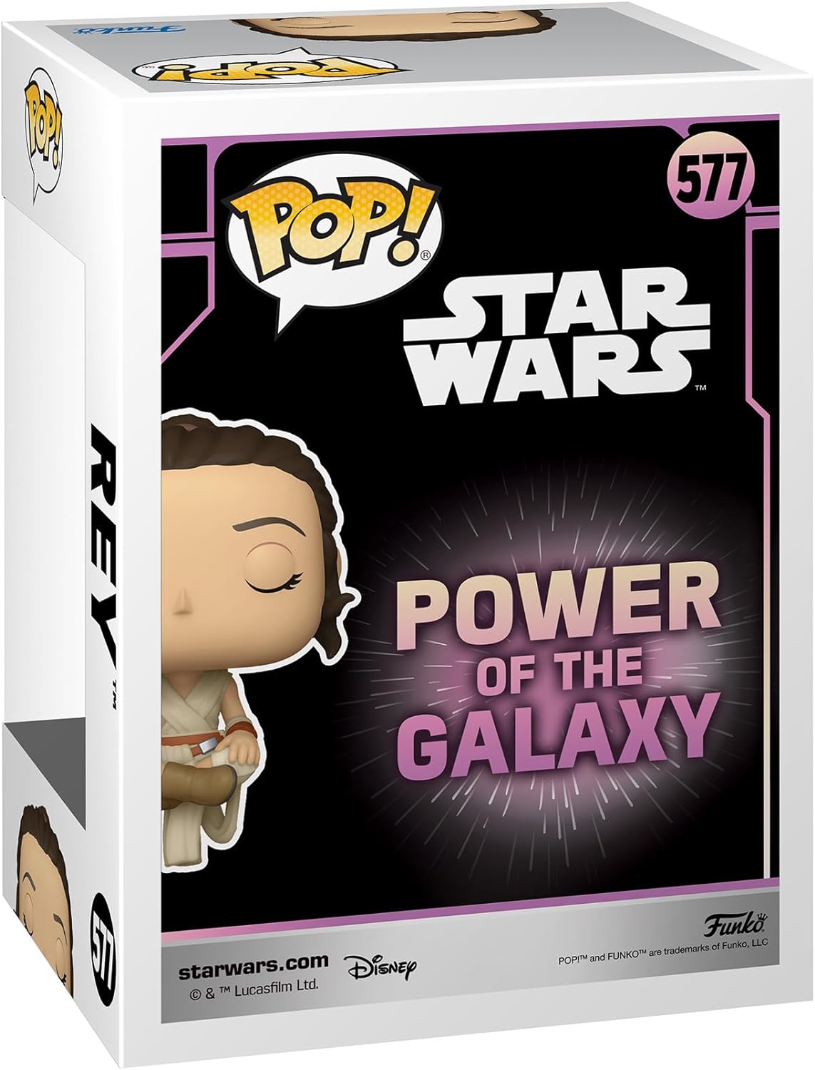 Funko POP! Star Wars: Power of The Galaxy 577 Rey Amazon Exclusive
