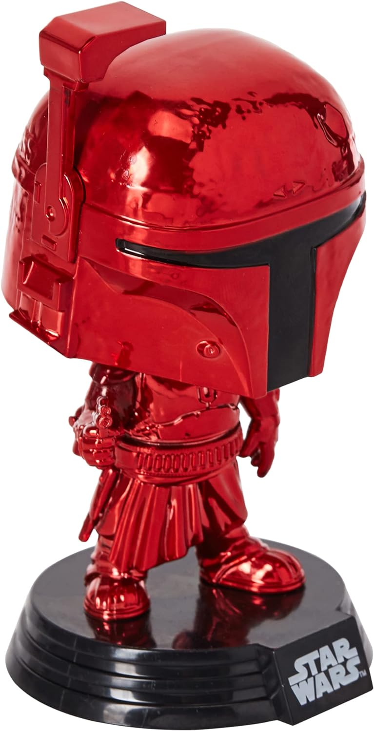 Funko POP! Star Wars Book of Boba Fett 462 Boba Fett (Red Chrome) TargetCon 2022 Exclusive