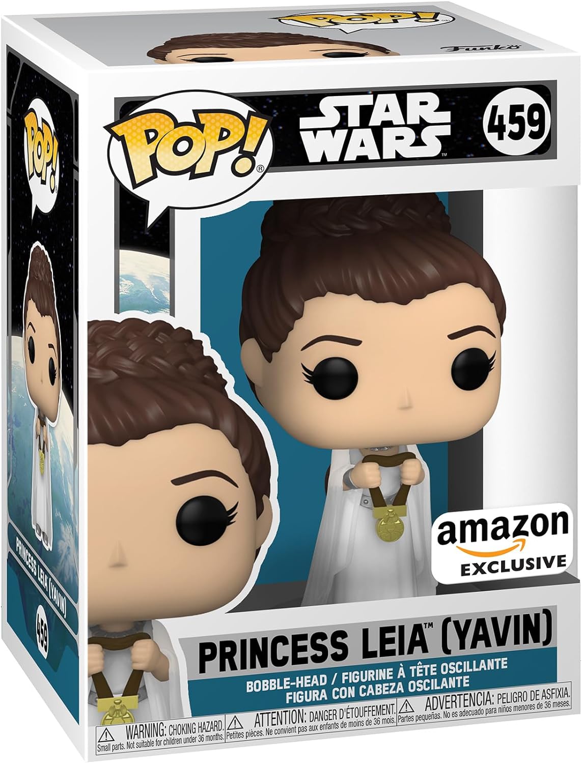 Funko POP! Star Wars: Across The Galaxy 459 Princess Leia (Yavin) Amazon Exclusive