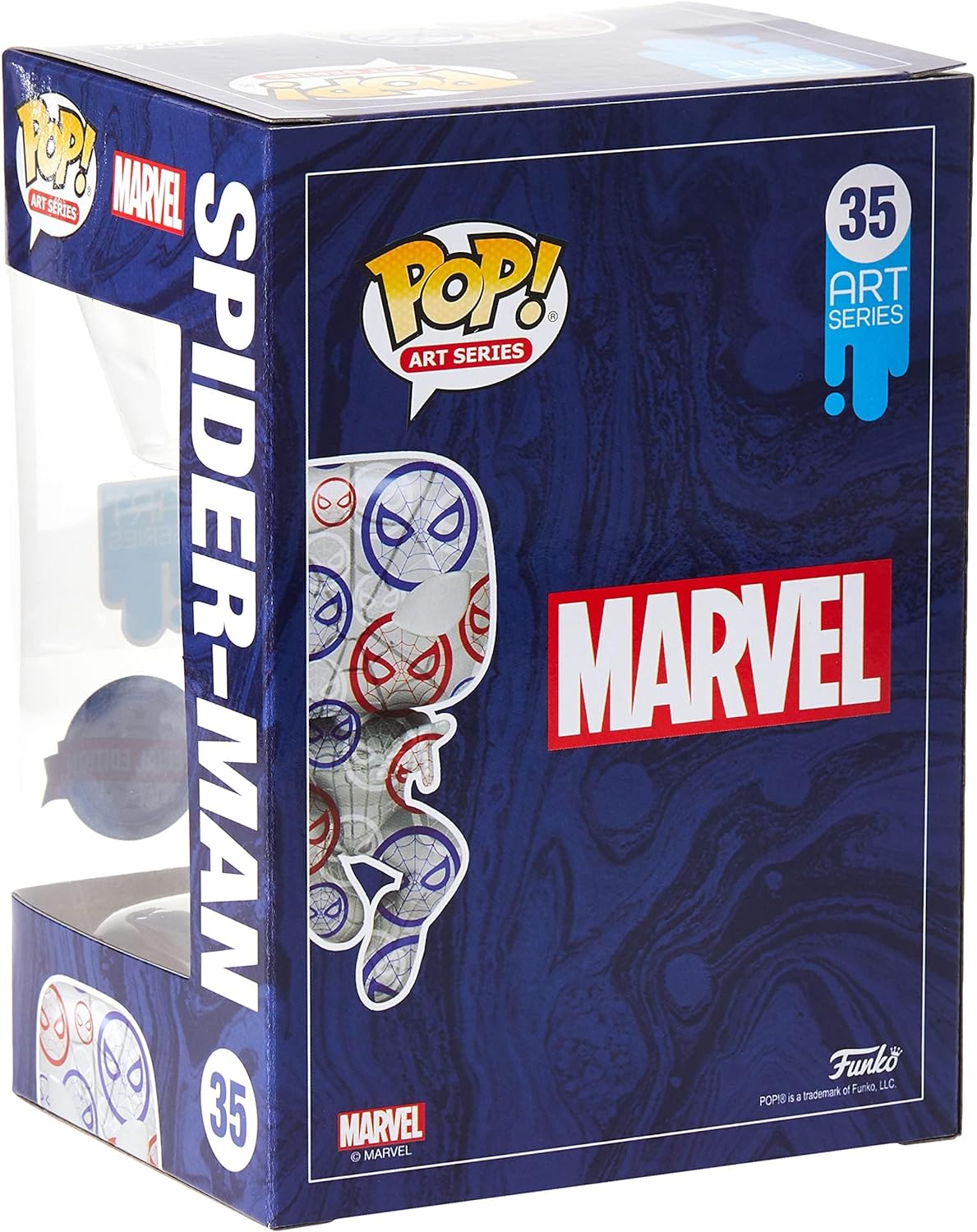 Funko POP! Art Series Marvel Comics Spider-Man 35 Spider-Man Target Exclusive with Hard Stack Protector