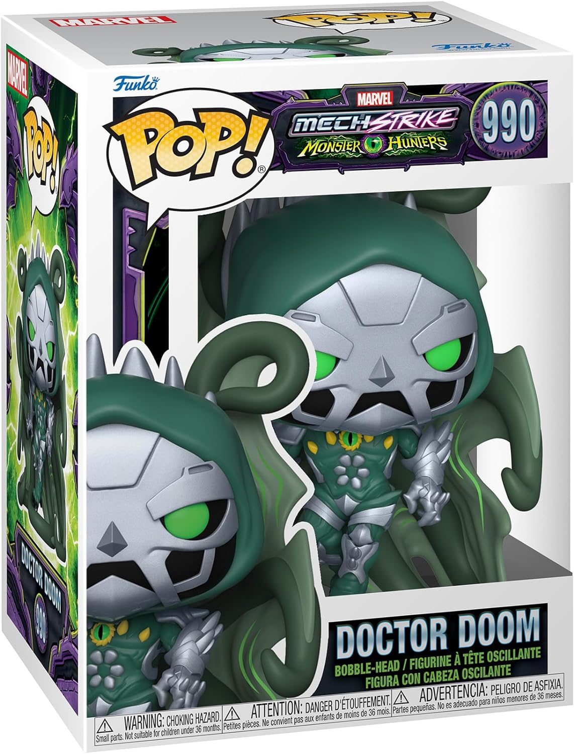 Funko POP! Marvel Mech Strike Monster Hunters 990 Doctor Doom (Mecha)