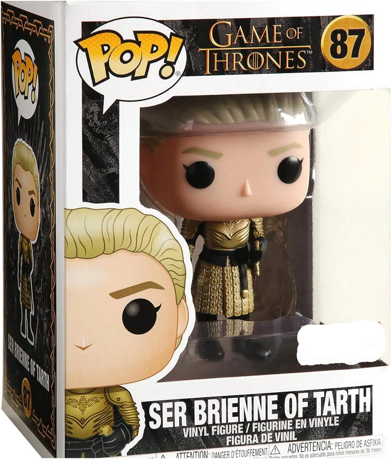 Funko POP! TV Game of Thrones 87 Ser Brienne of Tarth Box Lunch Exclusive