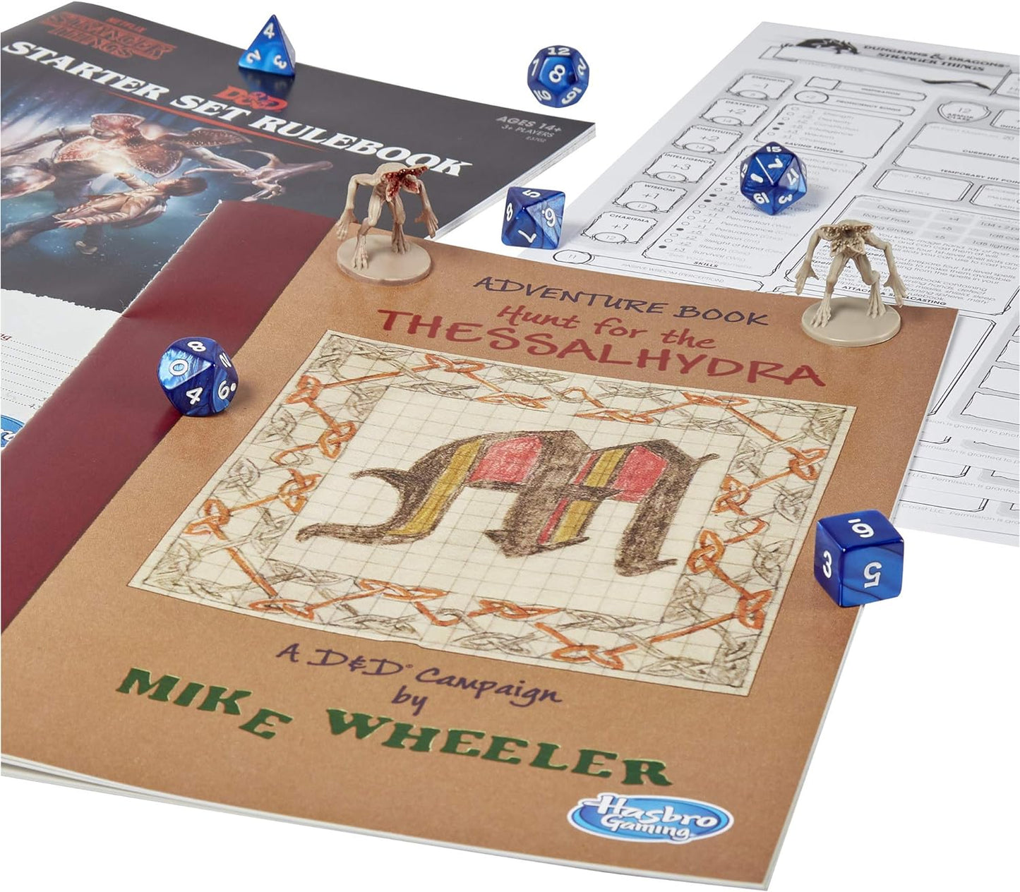 Hasbro Gaming Stranger Things Dungeons & Dragons Roleplaying Game Starter Set, 14 Years+