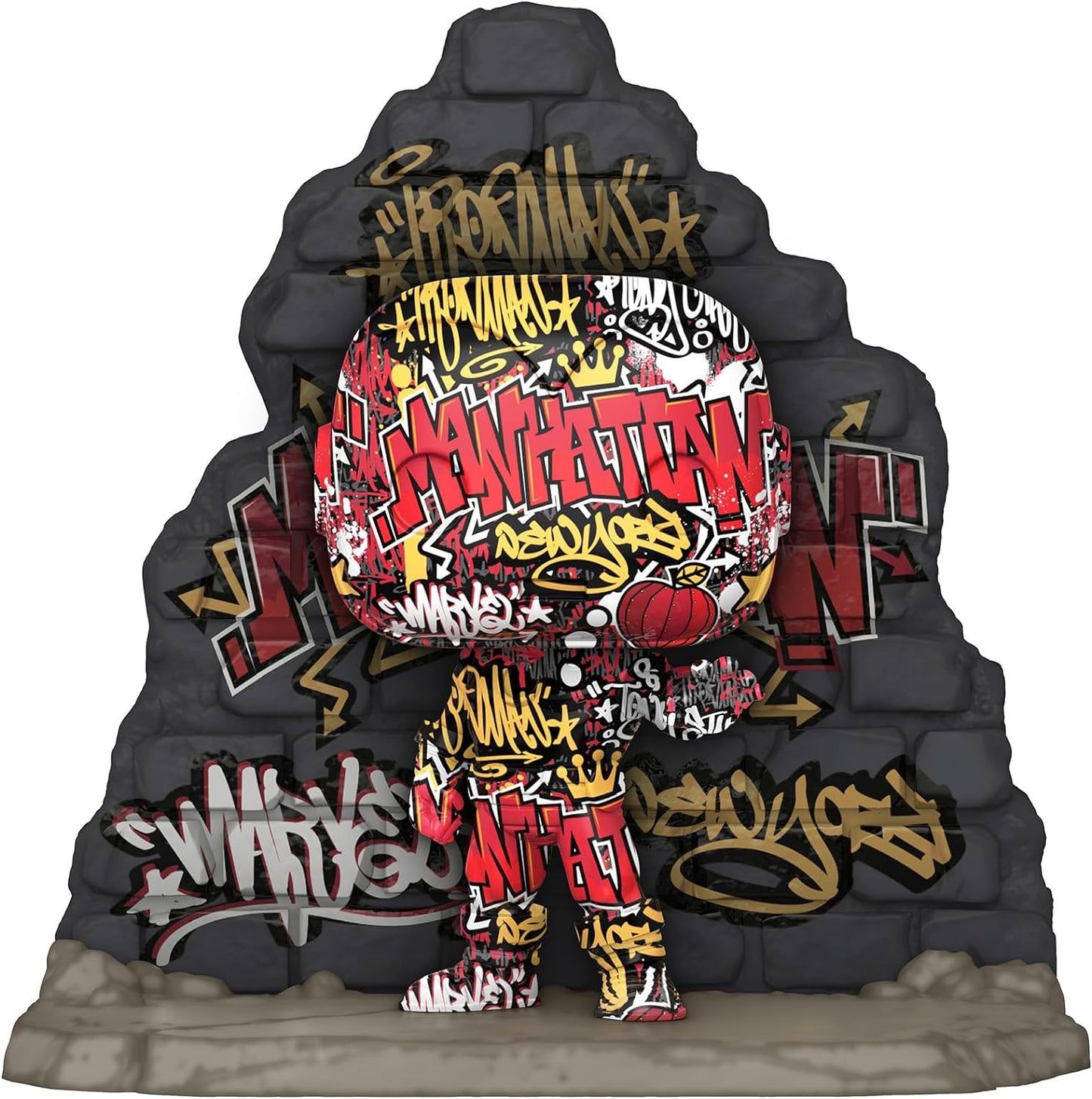 Funko POP! 6" Super Deluxe Marvel Comics Iron Man 753 Iron Man Graffiti Street Art GameStop Exclusive