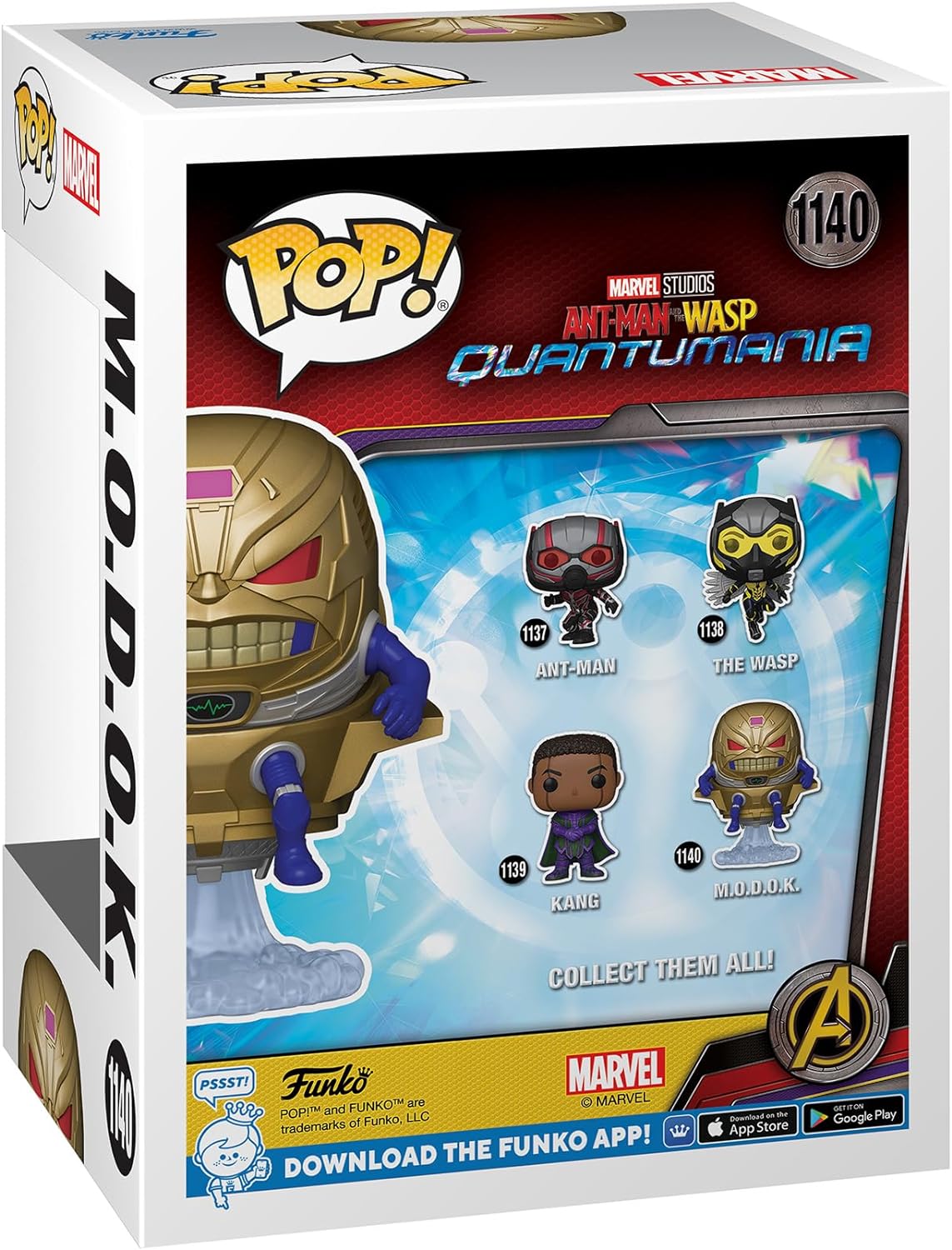 Funko POP! Marvel Movies Ant-Man and The Wasp: Quantumania 1140 M.O.D.O.K. MODOK