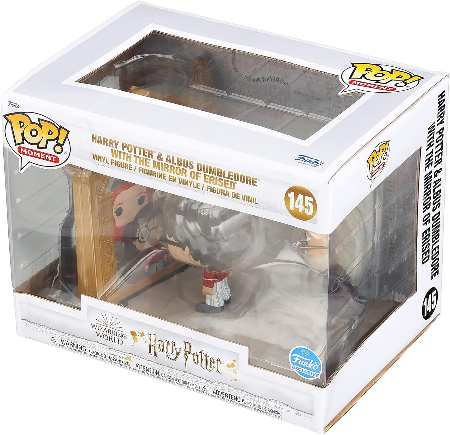 Funko POP! 6" Super Deluxe Movie Moments Harry Potter 145 Harry Potter and Albus Dumbledore with The Mirror Erised Funko Shop Exclusive