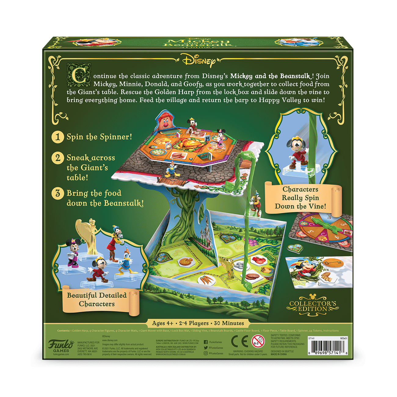 Funko Games Disney Mickey and the Beanstalk Collector's Edition Board Game