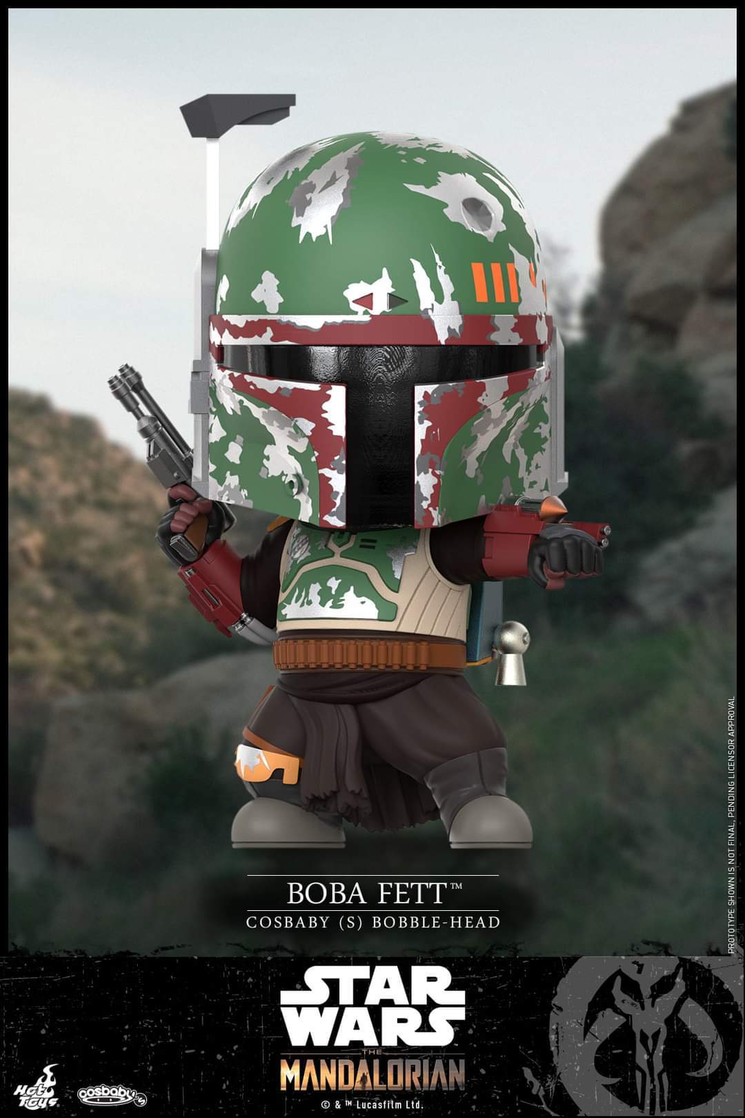 Hot Toys Star Wars The Mandalorian Boba Fett Cosbaby COSB863