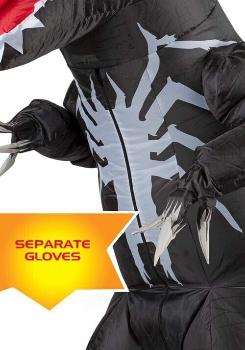 Jazwares Venomosaurus Rex Adult Inflatable Dinosaur Halloween Costume Size: Adult