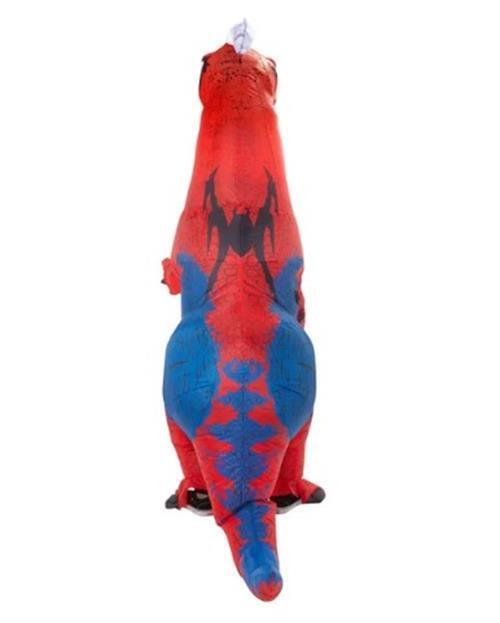 Jazwares Spider-Man Spider-Rex Adult Inflatable Dinosaur Halloween Costume Size: Adult