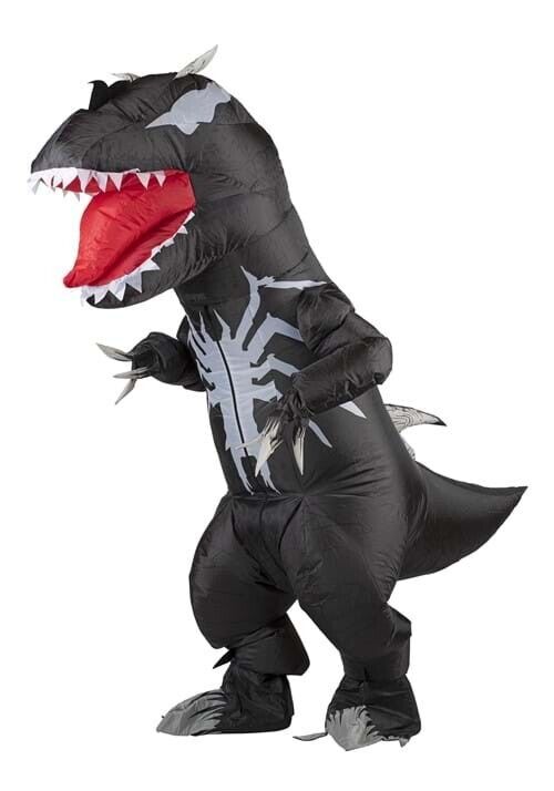Jazwares Venomosaurus Rex Adult Inflatable Dinosaur Halloween Costume Size: Adult