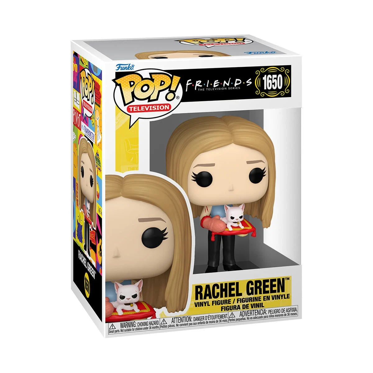 Funko POP! TV Friends 1650 Rachel Green with Mrs. Whiskerson