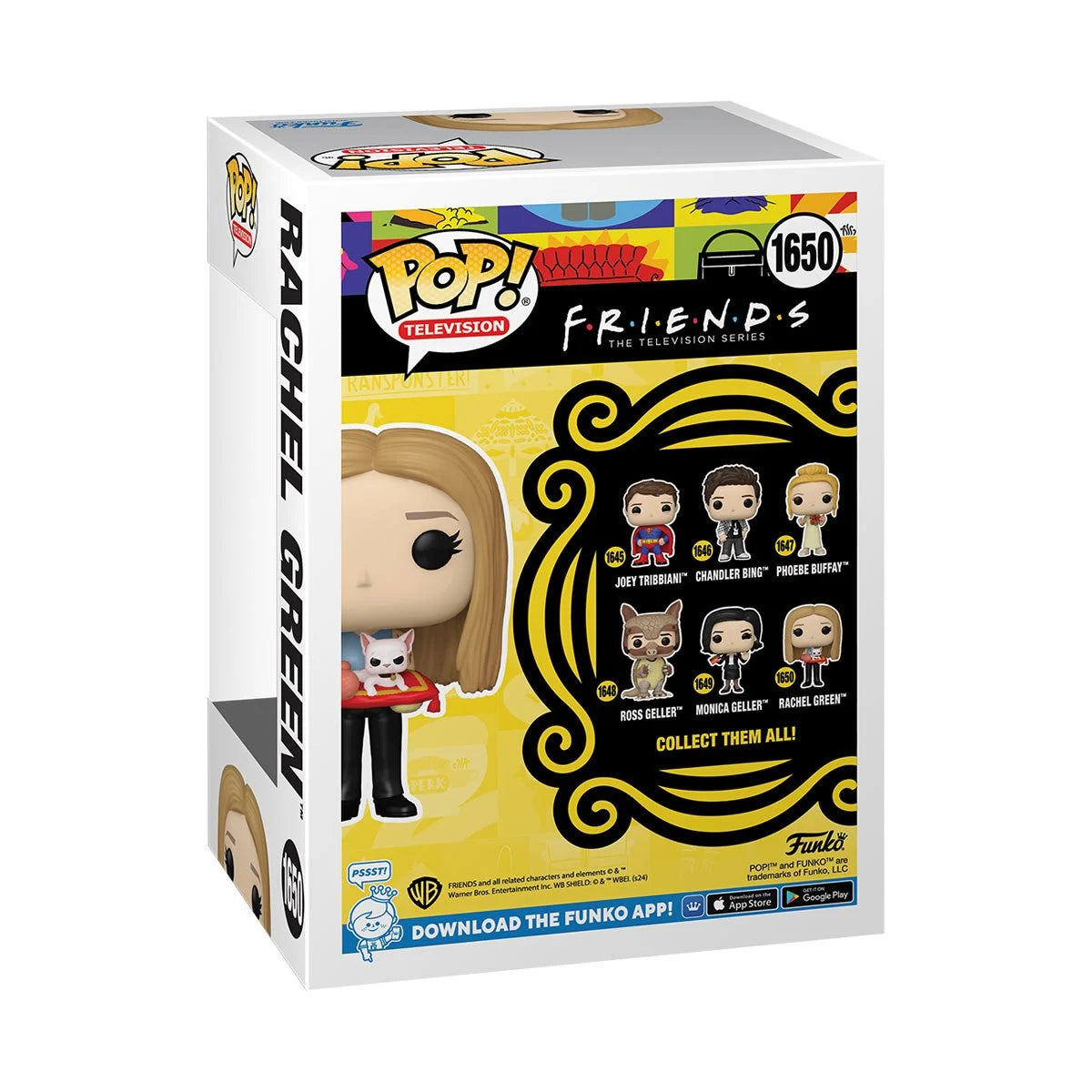 Funko POP! TV Friends 1650 Rachel Green with Mrs. Whiskerson