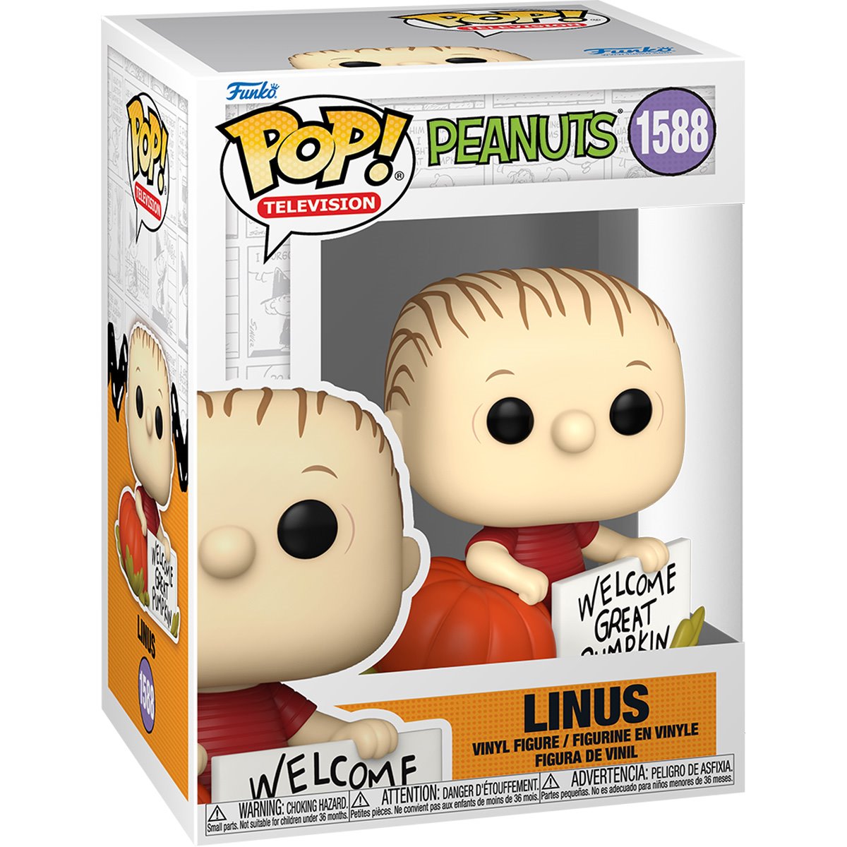 [Pre-Order] Funko POP! Animation Movies Peanuts It's The Great Pumpkin Charlie Brown 1588 Linus in Pumpkin Patch