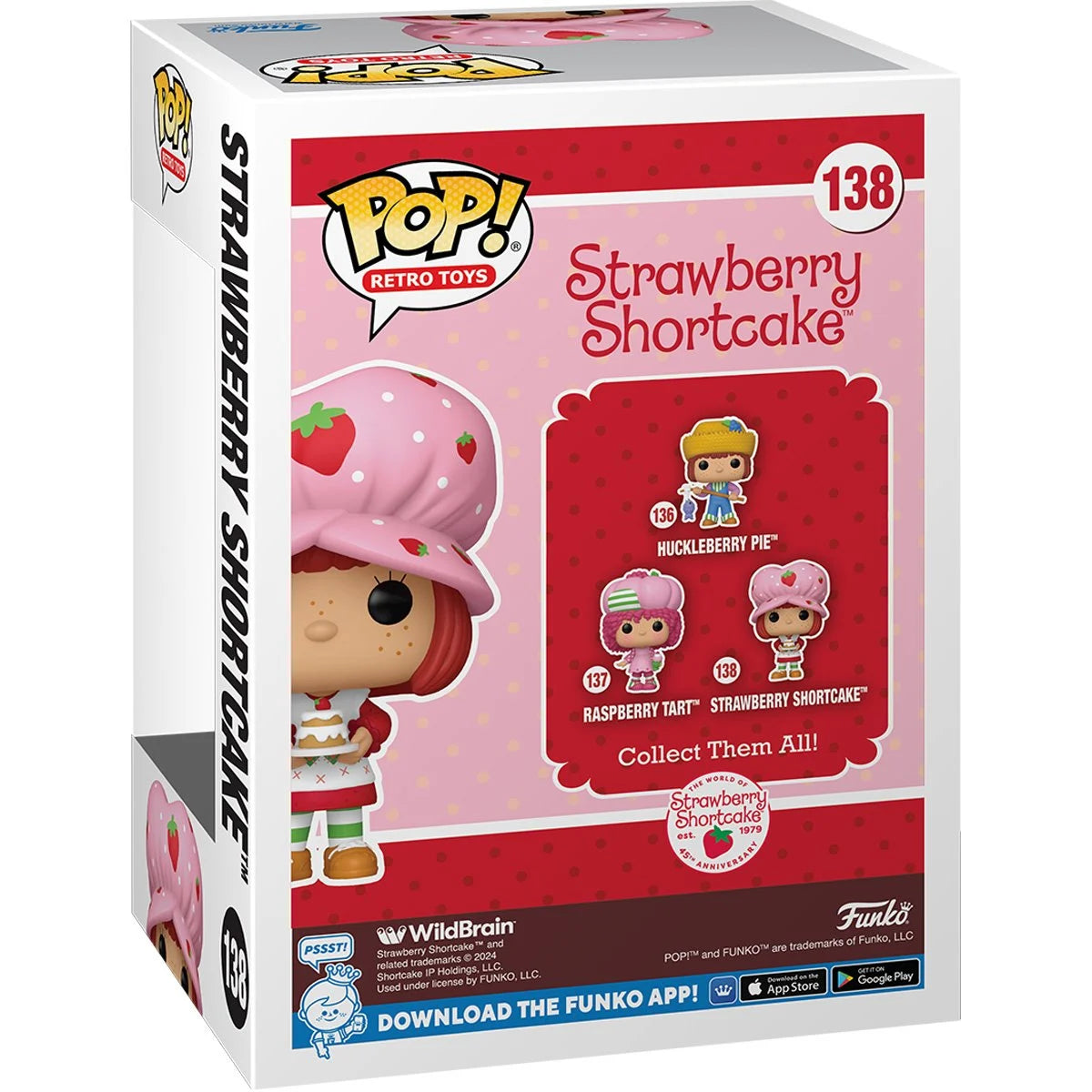 Funko POP! Retro Toys Strawberry Shortcake 138 Strawberry Shortcake with Dessert